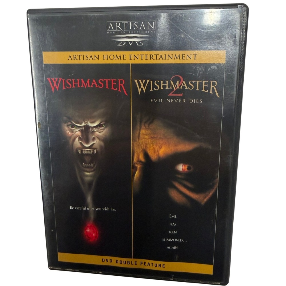 Wishmaster 1 & 2 Double Feature DVD Artisan Home Entertainment Horror Movie